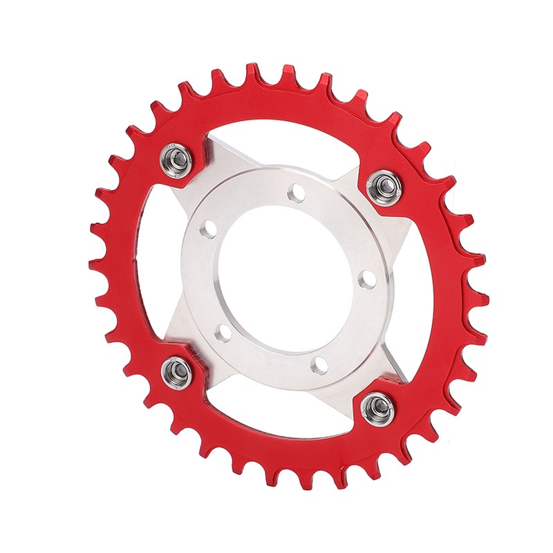 34T 104 BCD Electric Bike Chainring and Adapter for Bafang