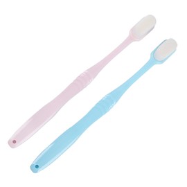 Baluue 2pcs Soft Bristle Toothbrushes for Oral Cleaning Ergonomic Design for Comfort and for Daily Care