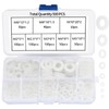 Washers, Nylon Washers, Flat Washers, Pack of 500, Flat Washers