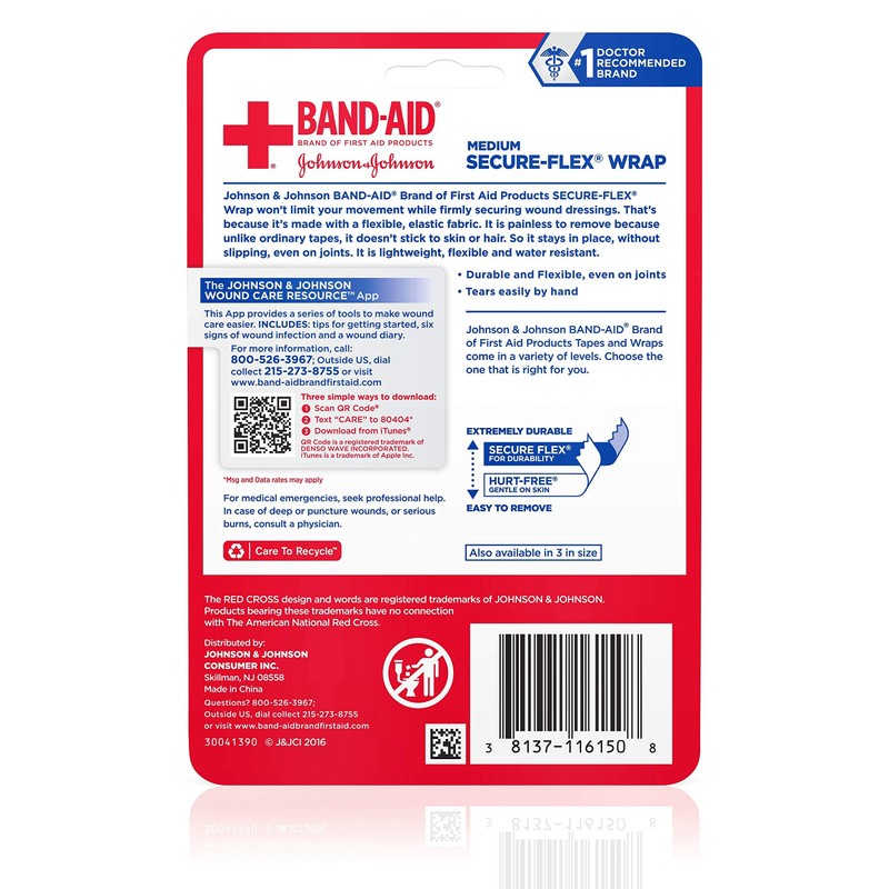 Band Aid Medium Secure Flex Wrap