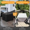 NettyPro Round Fire Pit Cover Fade Resiatant Waterproof 600D Outdoor