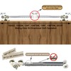 2 Pack Bi-Direction Pocket Door Soft Close/Open Hanger Fits Johnson