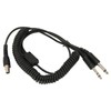 Mini XLR 5 Pin Plug to GA Dual Plugs Headset
