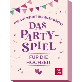 Wie gut kennt ihr eure Gäste? Das Partyspiel für die Hochzeit: Fragespiel für Gäste und Brautpaar für Spaß und Unterhaltung bei jeder Hochzeitsfeier - 50 Karten zum Verteilen