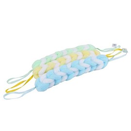 C21-00084 Uniware Back Shower Mesh Sponge Exfoliating Body Brush Wash Puff Spa, Assorted Color