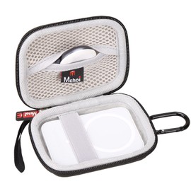 Mchoi Hard Case Compatible with Apple MagSafe Battery Pack, Storage with Mesh Pocket for USB Cable, Case Only