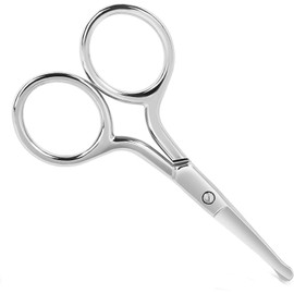 Nose Hair Eyebrow Scissors, Mini Scissors, False Eyelash Scissors, Unisex, Stainless Steel, Durable, Versatile