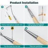 Berry&Bird Swoe Garden Hoe, 61.8'' Stainless Steel Long Handled 3