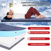 HOMBYS Memory Foam Camping Mattress with Portable Pillow for Outdoor