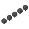 5pcs Watch Crown Steel Watch Head Repairing Parts Replacement Accessories