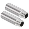 PATIKIL 304 Stainless Steel Shower Head Extension Arm, 2 Pack