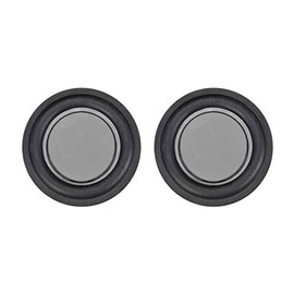 sourcing map Bass Speakers Passive Radiator Rubber Vibration Plate DIY Repair 1.5 Inch 40 mm Pack of 2