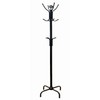Metal Coat Jacket Purse Rack, Black