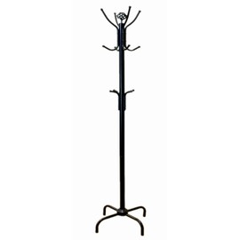 Metal Coat Jacket Purse Rack, Black