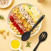 Armrouns 2PCS Silicone Nonstick Spoons, Heat Resistant, BPA Free, Ergonomic,