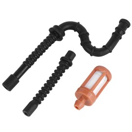 Fuel Pipe Hose Line, Chainsaw Fuel Hose Pipe Filter Element Kit Replacement Accessories Gas Fuel Line for Stihl 024 026 MS240 MS260 Chainsaw