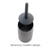 CleanPEAK Toilet Brush with Holder, Replacement Head, Hand Guard and