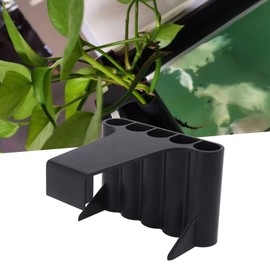 BAFOVY Fish Plant Holder, Sturdy ABS Hanging Aquarium Plant Support for Plants, 5 Holes for Easy Plant Separation Great Landscape Decoration, Plant Stems Up to 5 x 0.5 inches
