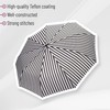 Mr. Pen Windproof Travel Umbrella - Zebra Stripes, Automatic, Compact,