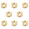 Metric Hexagonal (Hex) Full Nuts Solid Brass Various Sizes And