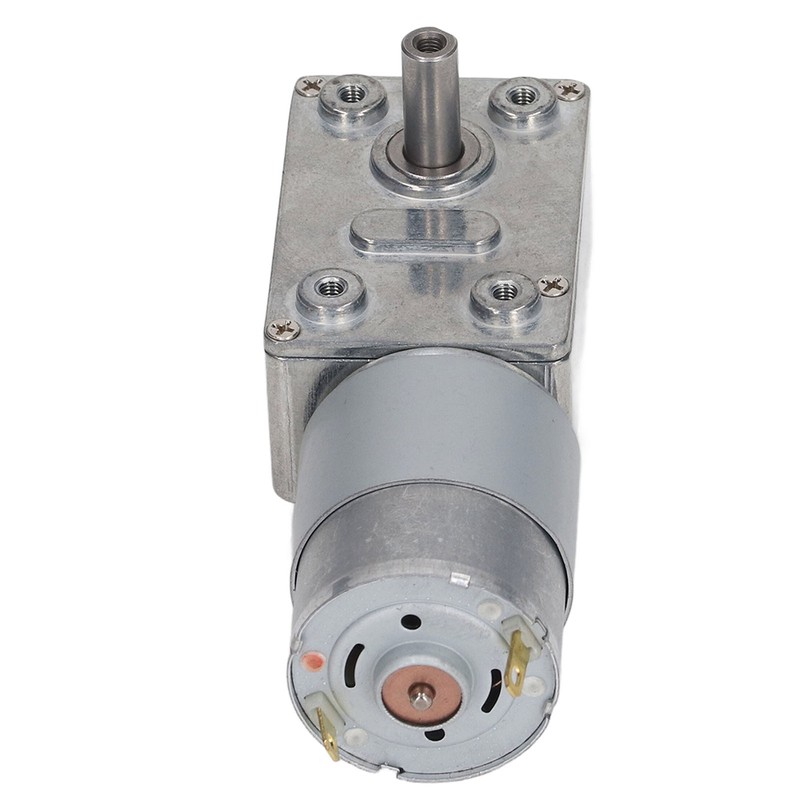 30RPM DC Worm Gear Motor Self Locking Function Rectangular Speed