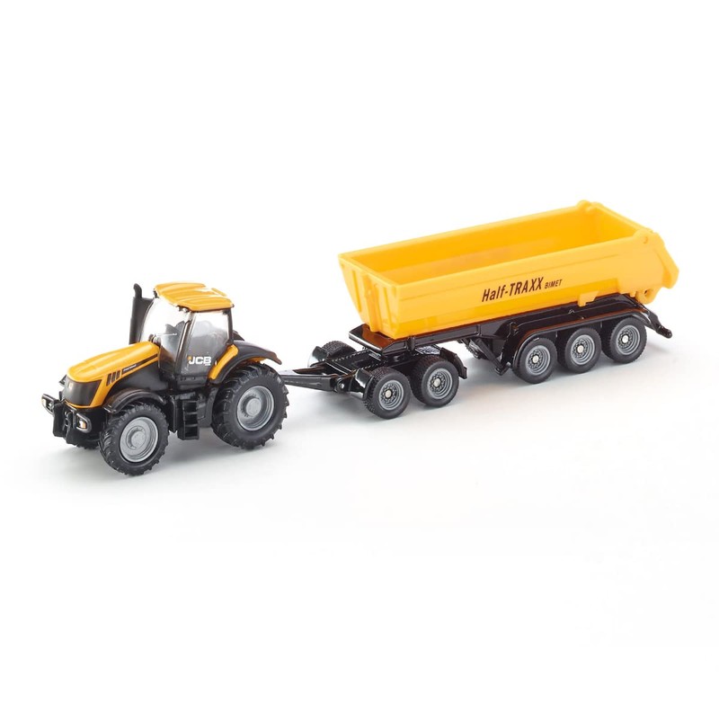 siku 1858, JCB Tractor with Dolly and Tipping Trailer, 1:87,