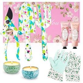 KIYTARBOO Birthday Gifts for Women Mum - 8Pcs Garden Tools Set Gardening Gifts for Women - Garden Kits Mothers Day Birthday Christmas Mothers Day for Her Mummy Ladies Gardeners Lover (green)