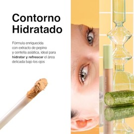 EVIE | Corrector Hide & Shine Light Con Protector Solar SPF +30 | Maquillaje de Cobertura Media | Corrector de Ojeras | Formula Hidratante con Extract
