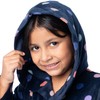 Fruit of the Loom Kid's Fleece Robe, Deep Blue/Dots, 4/5