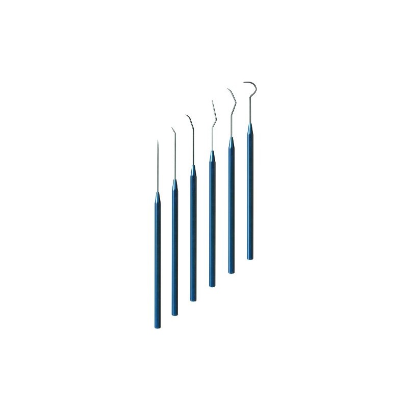Moody 55-1292 6-Piece Anodized Aluminum Precision Probe Set, 25mil |