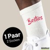 Huuraa Unisex Socks Bestie Besty Gift Size 37/46 Bestie Gift