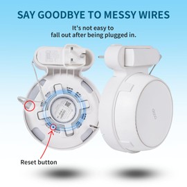 Wall Mount Bracket fo Deco WiFi 7, Router Wall Holder for TP-Link BE23/BE25/BE3600/BE5000, Cord Management and Space Saving.Easy Installation to TP-Link WiFi 7 System(2Pack)