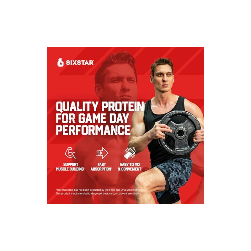 Six Star Whey Protein Powder Plus - Muscle Building &