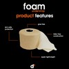 d3 Foam Underwrap 70mm x 27m Pre-Tape Wrap Black (3