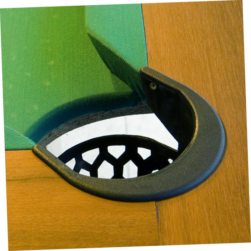 GRIRIW 6PCS Pool Table Pocket Liner Set Durable Plastic Billiards