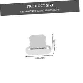 Mipcase 1Set Phone Port Protector Plug Dust Stoppers for Accessories with Cleaning Brush Easy to Install Remove Protects Charging Ports from