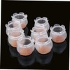 Angoily 24packs Wood Floor Chair Protectors Round Lotus Felt Pads