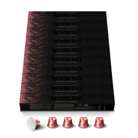 NESPRESSO Original Colombia Arabica Coffee Medium Roast from Colombia Ideal for Espresso & Lungo Compatible with Original Capsule Machines 100 Coffee Capsules