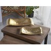 Centre Curvo Aluminium Raw Oro 30 x 15 cm 30
