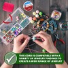 Mandala Crafts 2mm Aquamarine Elastic Cord for Jewelry Making -
