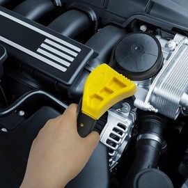 2pcs Strap Wrench Set, 2pcs Jar Opener 24 in and 19.7 in Length Adjustable Rubber Strap Wrench Oil Filter Wrench, Reinforced Rubber Belt, Jar Opener for Weak Hands, Pipe Wrench for Plumbers