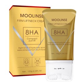 Firming Neck Cream, Neck Creams for Tightening and Firming with Double Massage Rollers - Reduces Wrinkles Fine Lines And Double Chin, Moisturizes & Tightens Skin, Improves Elasticity, 120g