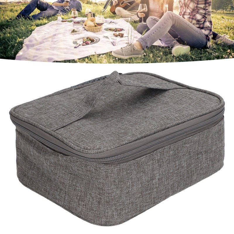 USB Heating Lunch Box Bag Waterproof Oxford Cloth Food Heated