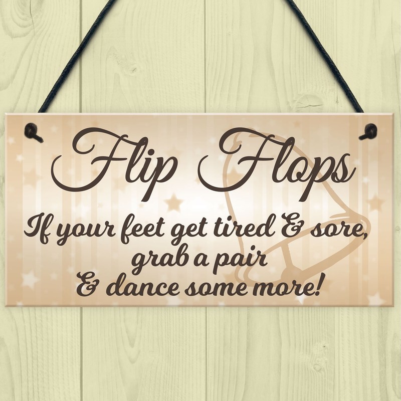RED OCEAN Flip Flop Grab A Pair And Dance Wedding