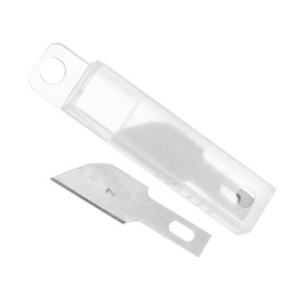 CoCud Craft Hobby Blades, #7 High-Speed Steel Replacement Cutting Carving Blade Refill Hobby Knife Blades Set with Storage Case - (Applications: for Art Scrapbooking DIY), 50-Pieces