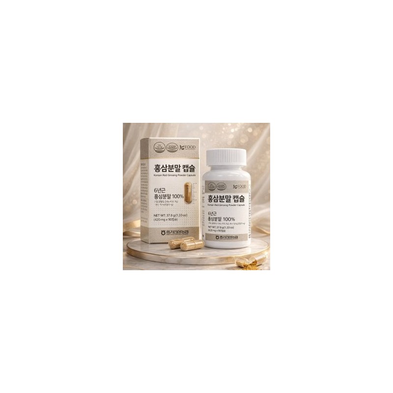 Punggi Ginseng Nonghyup Red Ginseng Powder Capsules / 풍기인삼농협 홍삼분말