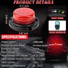 OPL5 Remote Control Red Beacon Light, Rechargeable Wireless Red Flashing