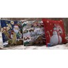 Lex's Linens Set of 2 Christmas Theme Tapestry Cushion Cover