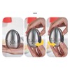Stainless Steel Egg Timer, Mechanical Cooking Timer, Stainless Steel 60