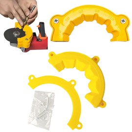 Hayaww Pack of 2 New Angle Grinder Drill Bit Sharpener Drill Bit Sharpener Multi-Specification Drill Bit Grinding Attachment Angle Grinder Grinding Tool Multi-Specification Grinding (A)